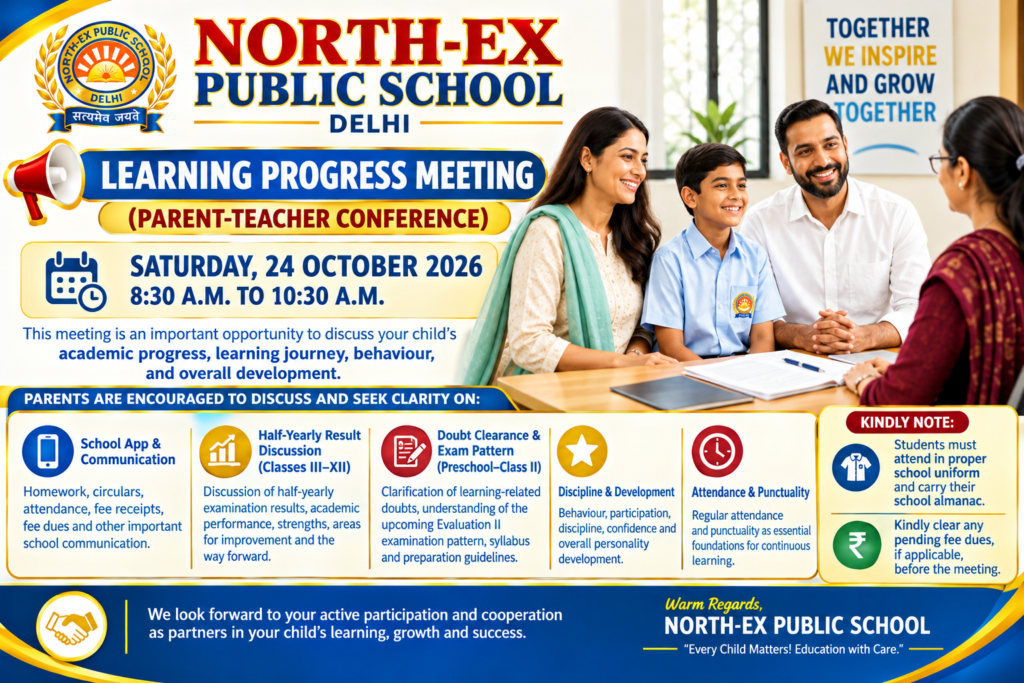 LPM - PTM image October 2026, North-Ex Public School